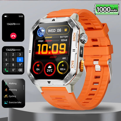 ⌚ 2.01” AMOLED GPS Smart Watch with Bluetooth Calling 🚀