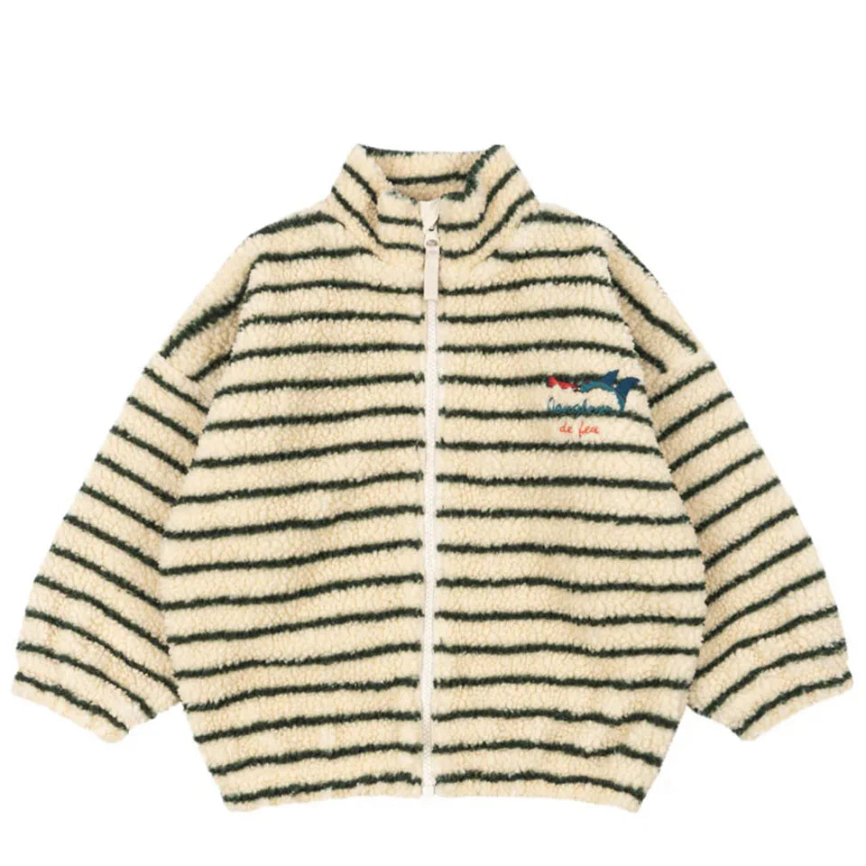 Premium Lambswool Kids Winter Jacket | Warm Cherry Coat | GLOMEXIA