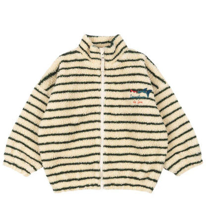 Premium Lambswool Kids Winter Jacket | Warm Cherry Coat | GLOMEXIA