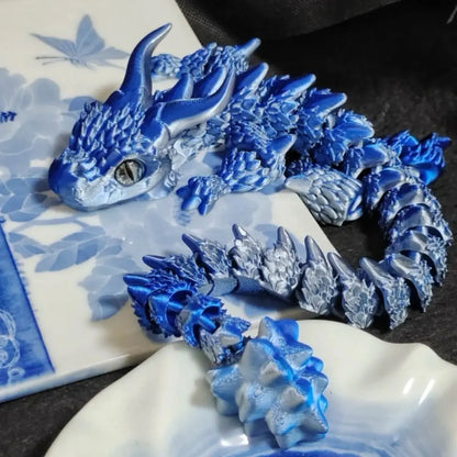 3D Printed Articulated Magic Dragon – Movable Joint Fidget Toy