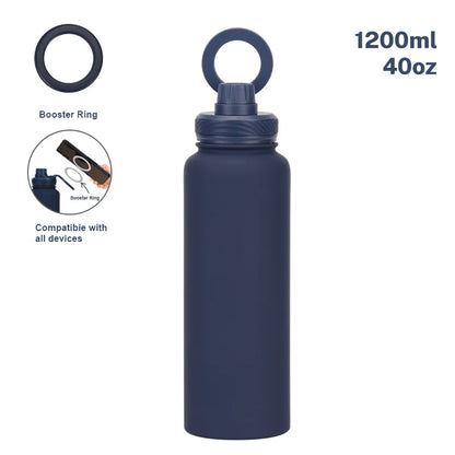 PuraCool 1200ml Stainless Steel Insulated Water Bottle 💧 | Sports & Travel Flask