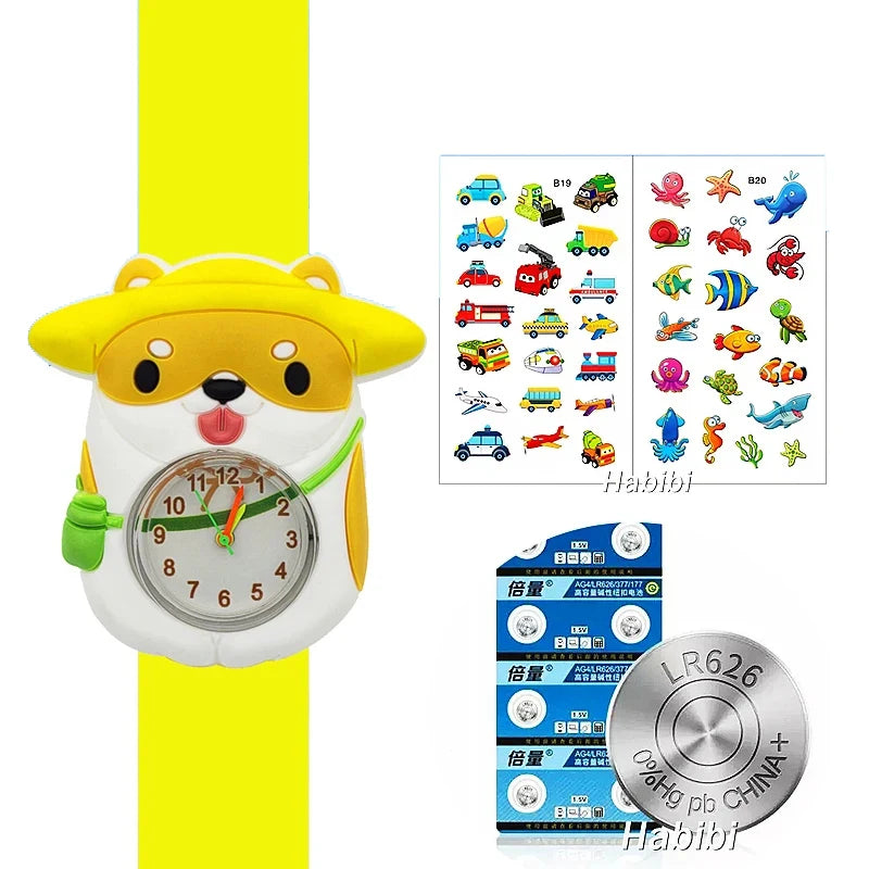 🌍 Glomexia – Kids Silicone Quartz Watch ⌚🧒