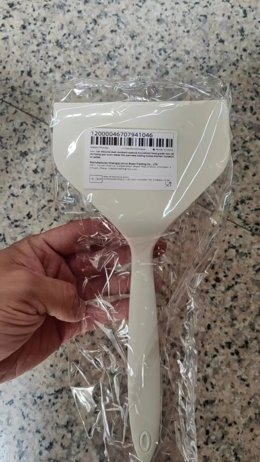🍳 ✨ Glomexia Heat-Resistant Silicone Spatula