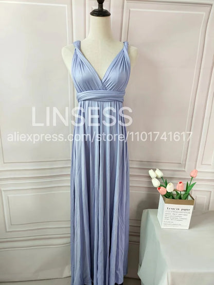 Rust Infinity Multiway Maxi Dress – Bridesmaid & Evening Gown