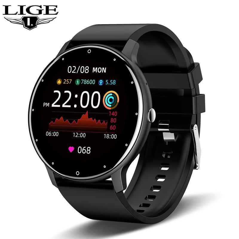⌚🔥 Glomexia LIGE Smart Watch – Fitness & Heart Rate Tracker