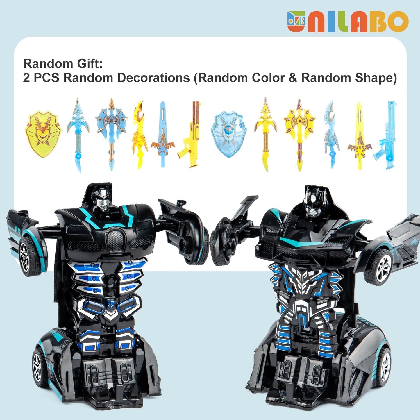 🚗🤖 Glomexia Transformable Robot Car