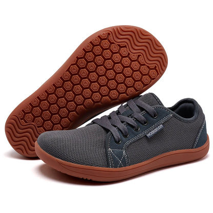 Men Barefoot Walking Shoes 👟 | Wide Toe Breathable Sneakers