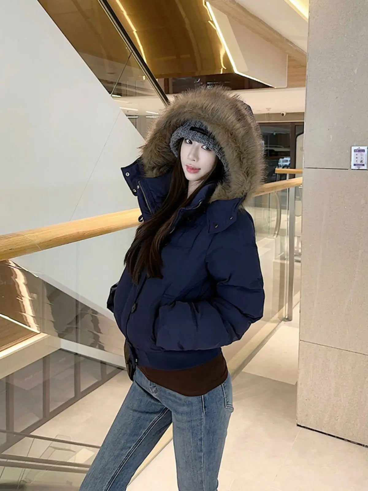 Women’s Hooded Puffer Jacket ❄️ Winter Korean Style