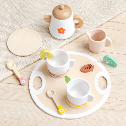 Glomexia Wooden Tea Play Set