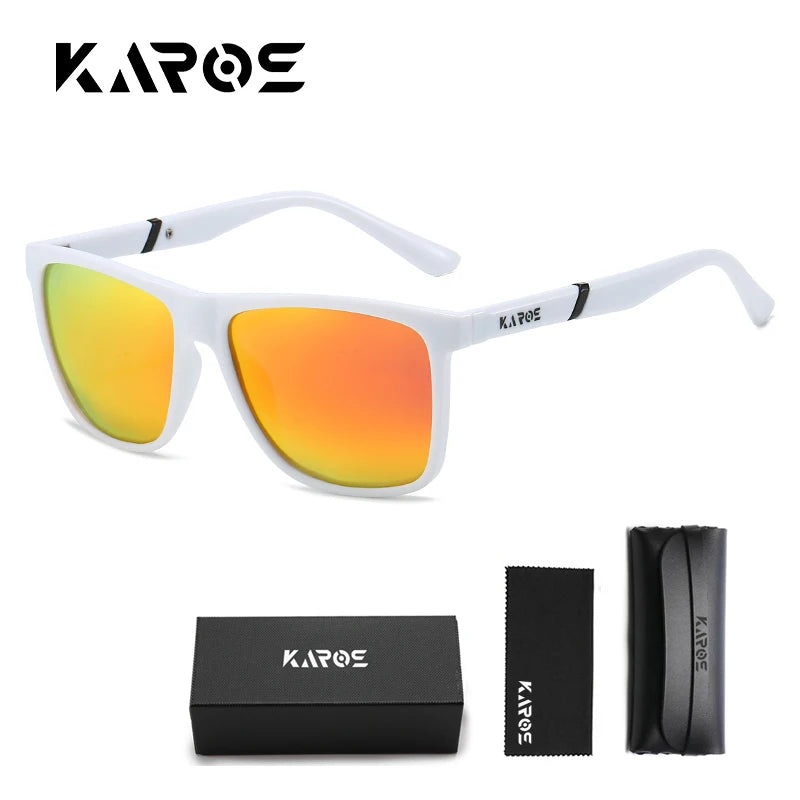 😎 Karos Polarized Rectangle Sunglasses for Women | UV400 Fashion Eyewear 🕶️