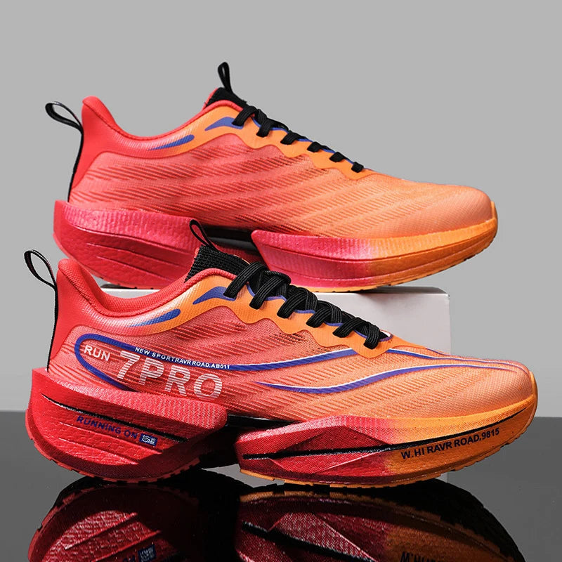 Men’s Carbon Plate Mesh Running Sneakers