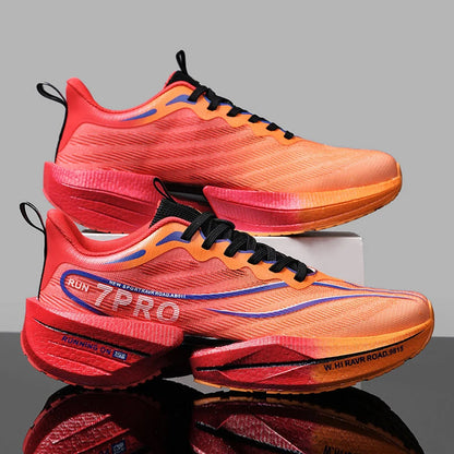 Men’s Carbon Plate Mesh Running Sneakers
