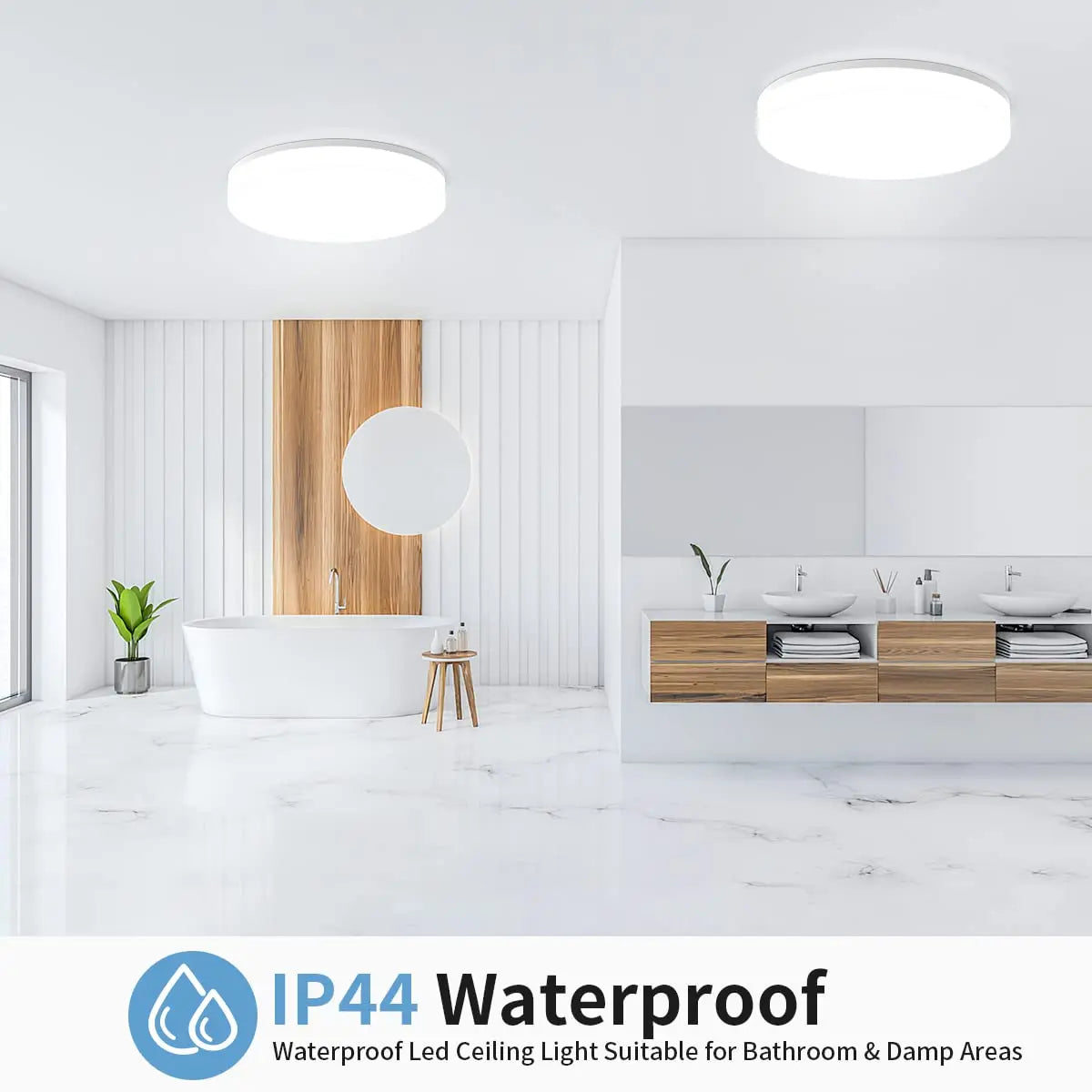 Round LED Ceiling Light (18W–48W)