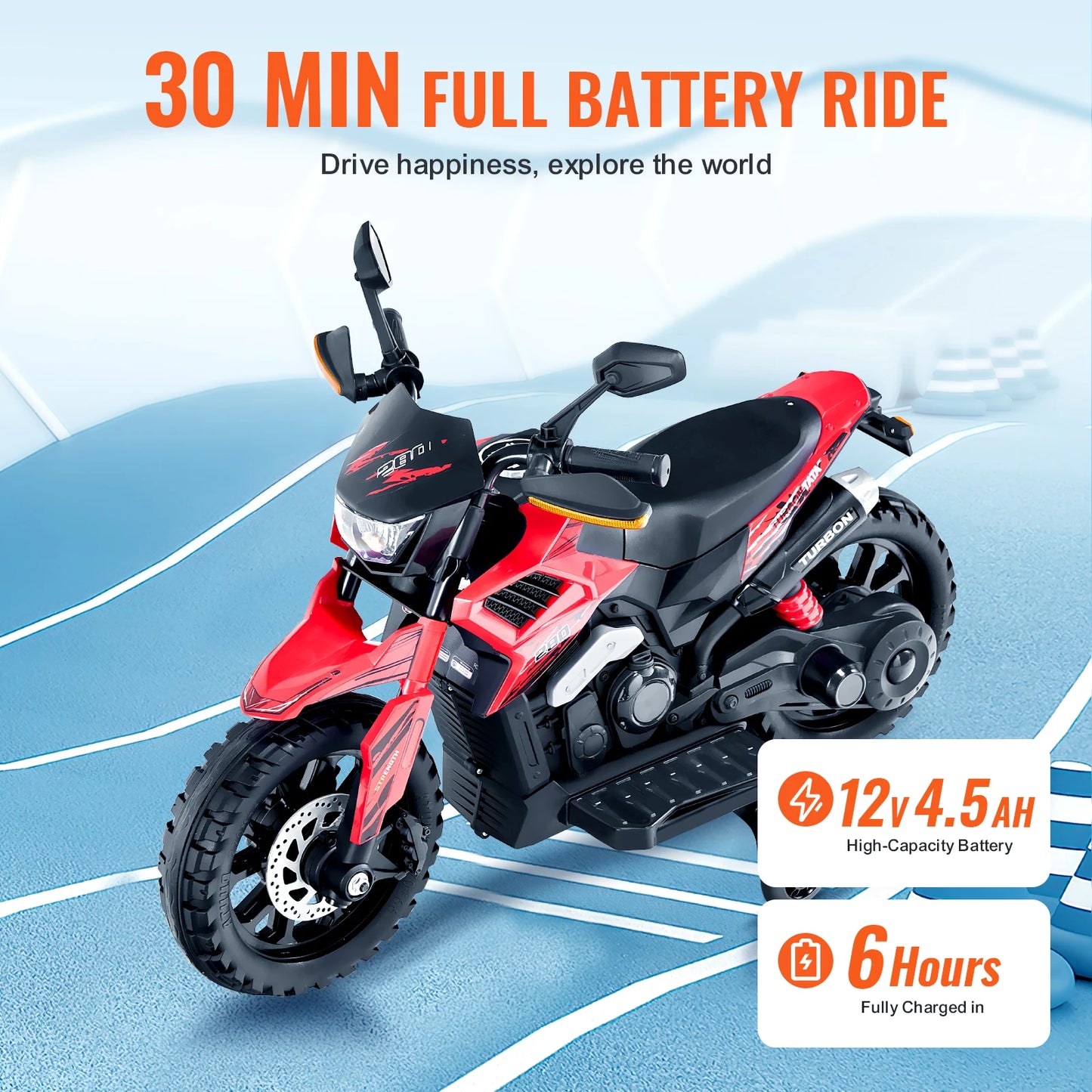 🏍️✨ Electric Kids Ride-On Motorcycle ⚡