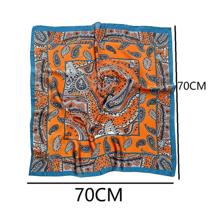Women’s Luxury Silk Square Scarf Neckerchief