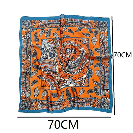 Women’s Luxury Silk Square Scarf Neckerchief