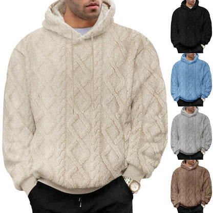 🧶 Jacquard Pullover Hoodie
