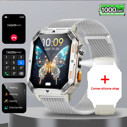 ⌚ 2.01” AMOLED GPS Smart Watch with Bluetooth Calling 🚀