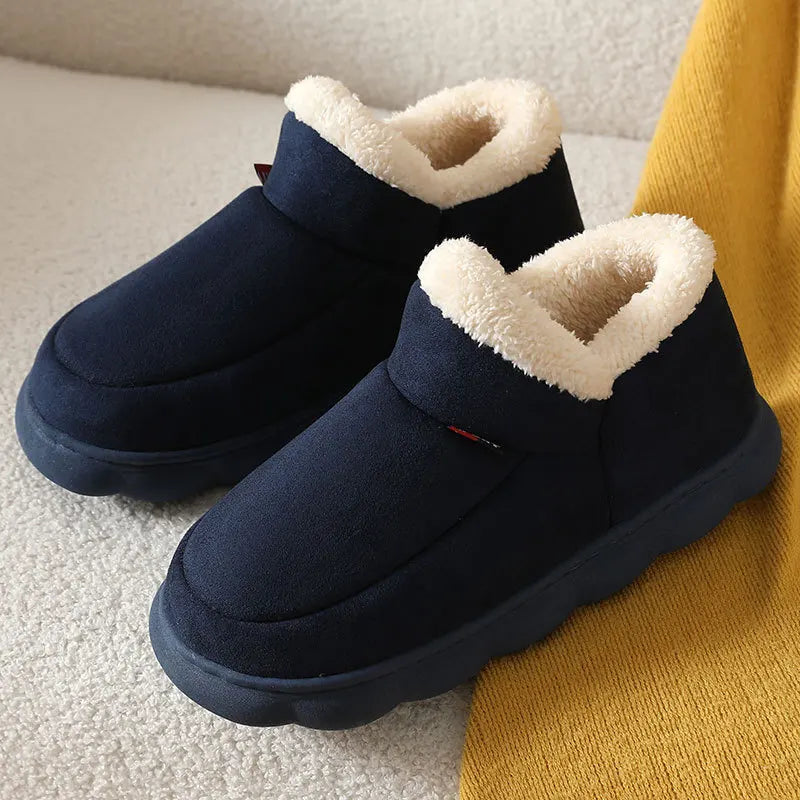 Glomexia Men’s Winter Fur Slippers ❄️👞