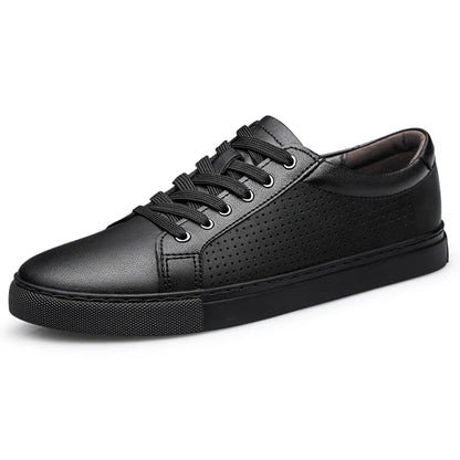Glomexia Men Genuine Leather Shoes 👞 | Breathable Lace-Up