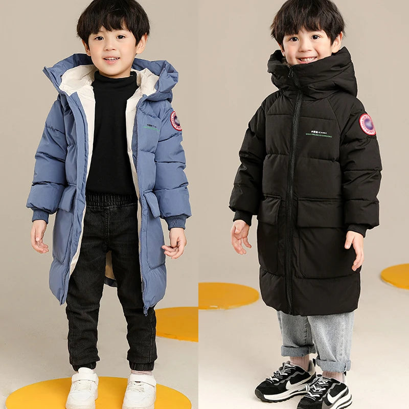 Winter Hooded Jacket for Boys ❄️👦