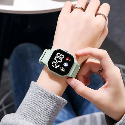 ⌚ Kids LED Sports Digital Watch | Waterproof Square Dial Watch for Boys & Girls 🚀