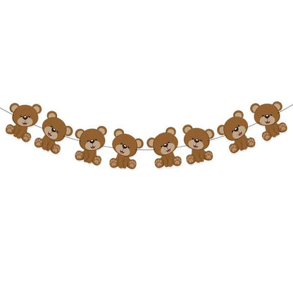 Premium Teddy Bear Birthday Balloon Decoration Set