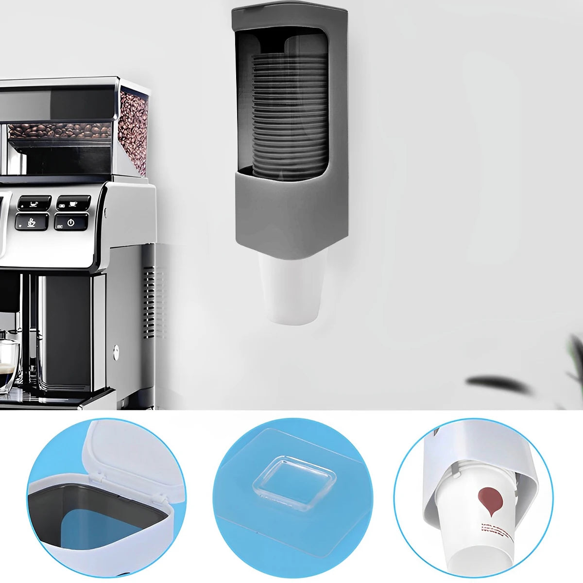 Water Cooler Cup Dispenser 🥤 | Wall-Mounted Paper Cup Holder