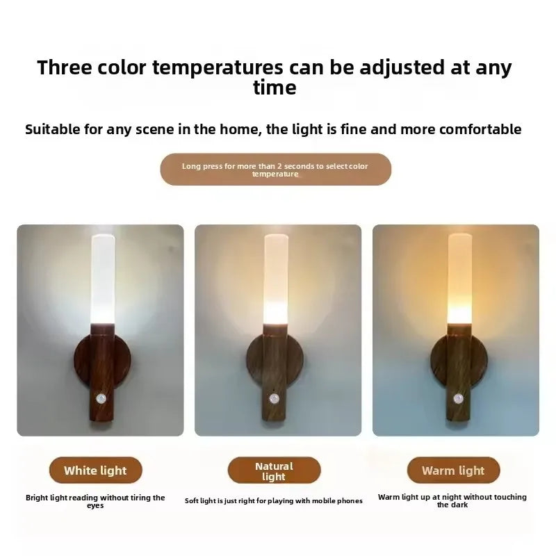 💡🤖 Smart Motion Sensor Wall Lamp | Touch & Dimmable ✨