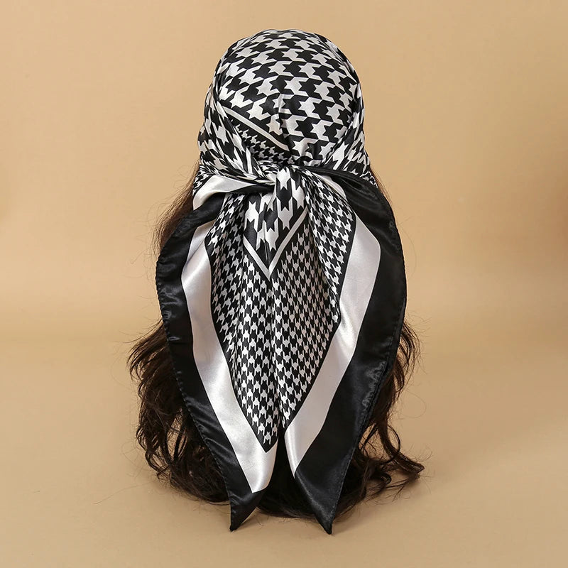 Premium 90x90 Paisley Fashion Scarf | Women Headband | GLOMEXIA