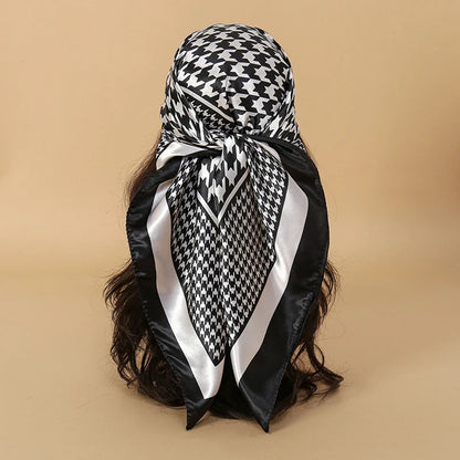 Premium 90x90 Paisley Fashion Scarf | Women Headband | GLOMEXIA