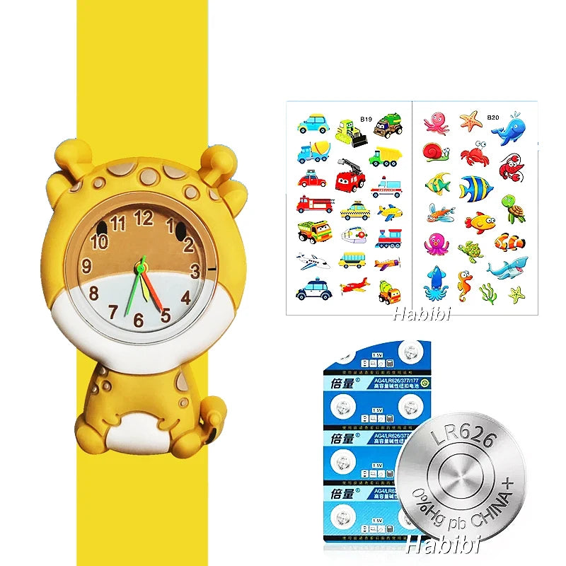 🌍 Glomexia – Kids Silicone Quartz Watch ⌚🧒