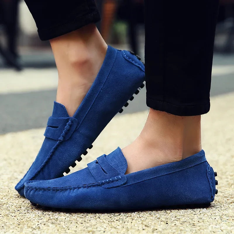 👞 Men’s Suede Comfort Loafers – Breathable & Anti-Slip ✨