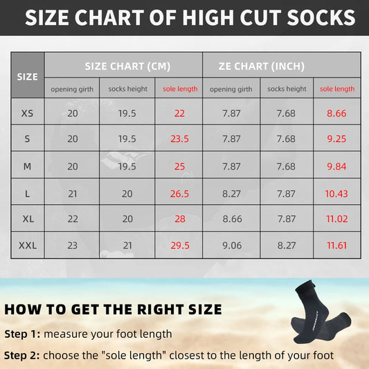 3MM Neoprene Diving Socks 👣🌊