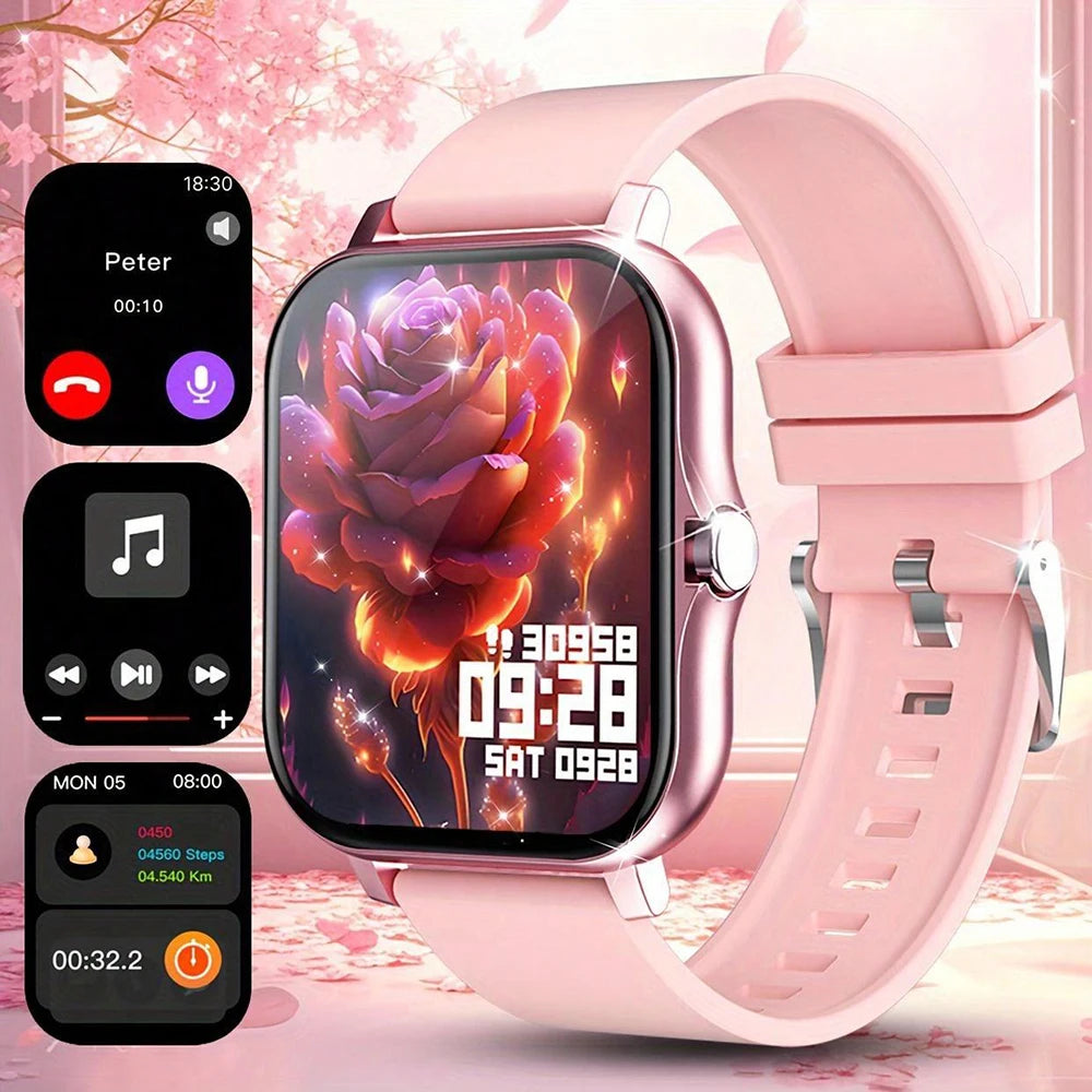 Bluetooth Call Smart Watch – 1.83” Touch Fitness Tracker
