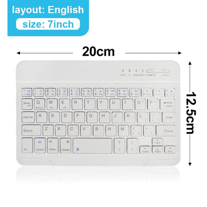 Glomexia Wireless Bluetooth Mini Keyboard – Rechargeable Multi-Device Keyboard