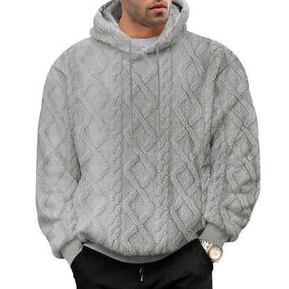 🧶 Jacquard Pullover Hoodie