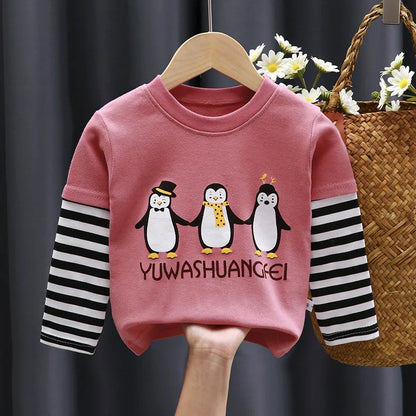 🐻👶 Toddler Animal Full Sleeve Tee 🧸✨