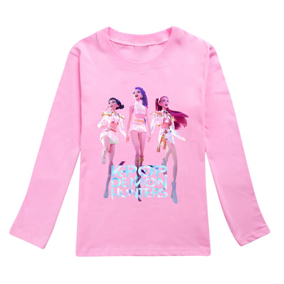 👕🧩 Kids Cartoon Full Sleeve Tee | Autumn Casual 😄