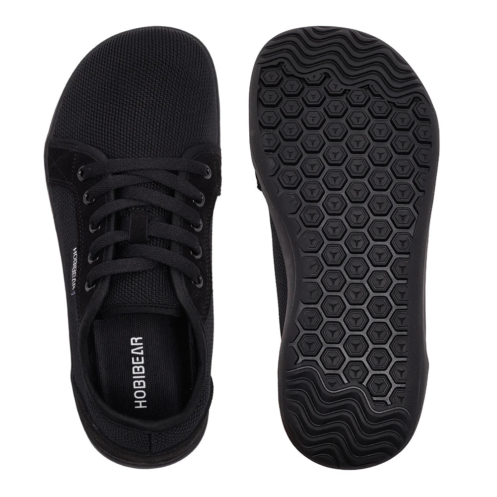 Men Barefoot Walking Shoes 👟 | Wide Toe Breathable Sneakers