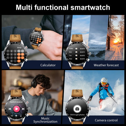 ⌚ LIGE Rugged Military GPS Smart Watch for Men | AMOLED HD | Bluetooth Call | Waterproof