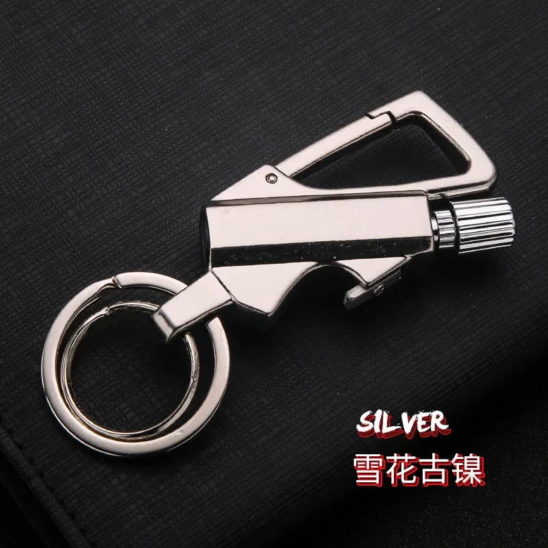 Outdoor Portable Match Keychain Kerosene Lighter