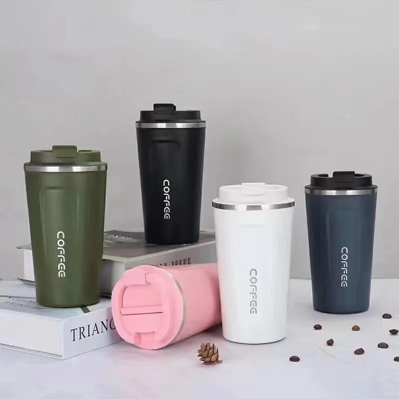 🌍 Glomexia Travel Thermal Mug – 380/510ML Stainless Steel Vacuum Cup ☕