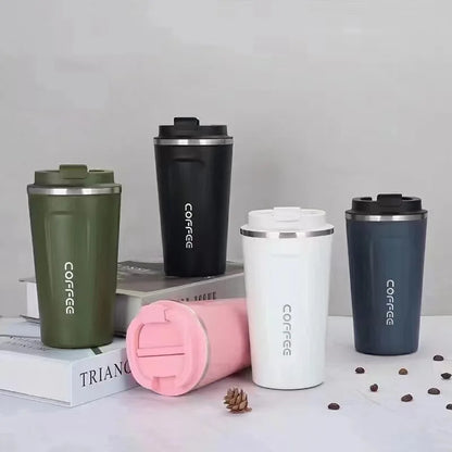 🌍 Glomexia Travel Thermal Mug – 380/510ML Stainless Steel Vacuum Cup ☕