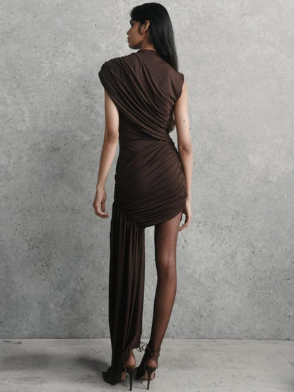 Glomexia Women’s Sexy Bodycon Maxi Dress – Sleeveless Slim Fit