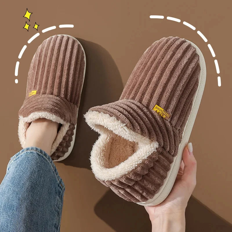 Glomexia Women Fur Plush Slippers ❄️ | Cozy Winter Slides