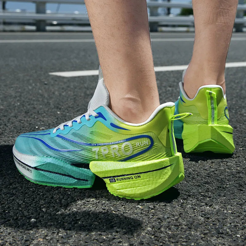 Men’s Carbon Plate Mesh Running Sneakers