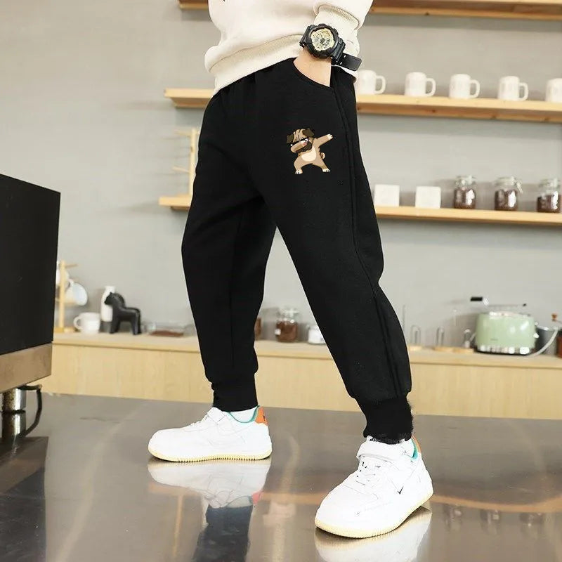 Premium Cartoon Car Cotton Sweatpants for Kids