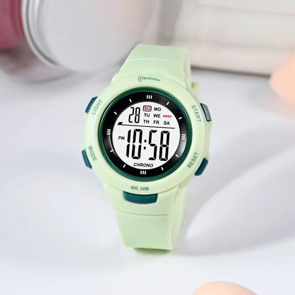 Kids Digital Watch – Luminous Waterproof Alarm Clock
