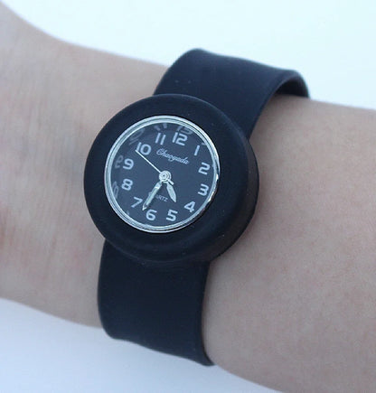 Kids Silicone Slap Wrist Watch ⌚ | 10 Colors Unisex Fun Pop Watch